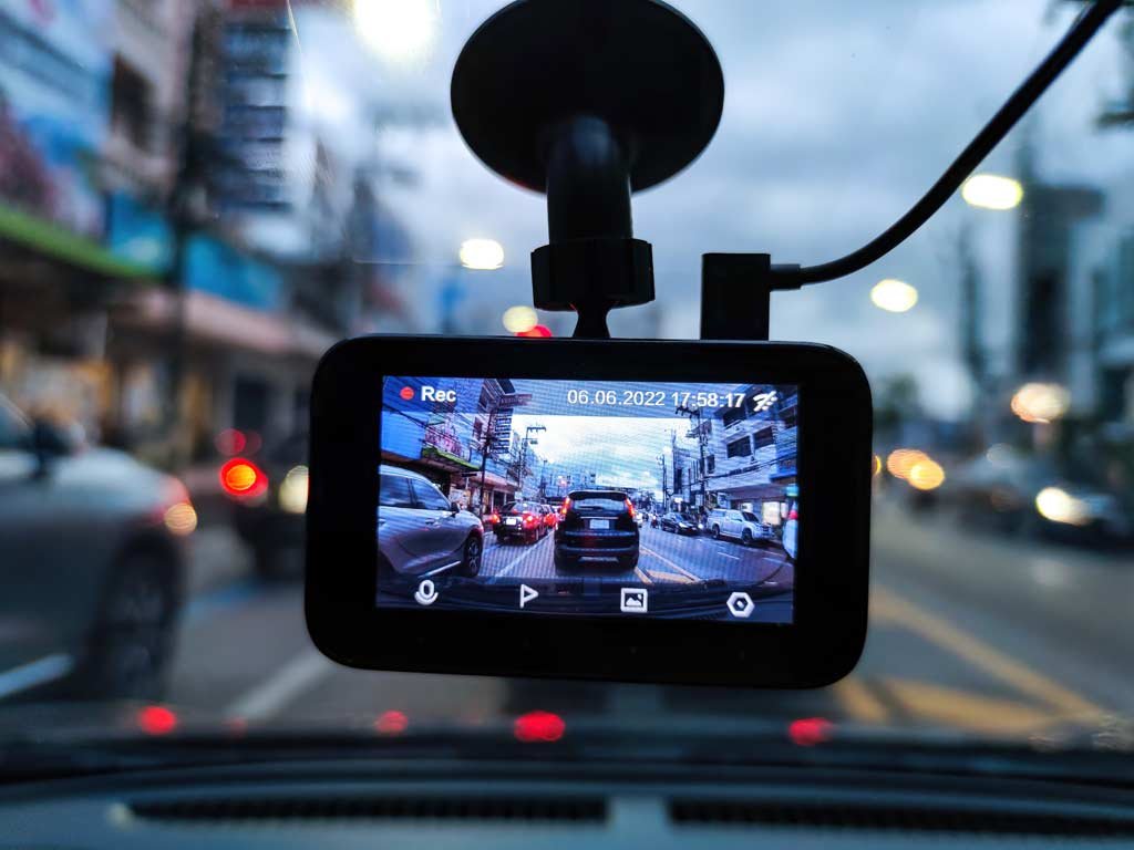 dashcam voiture interieur
