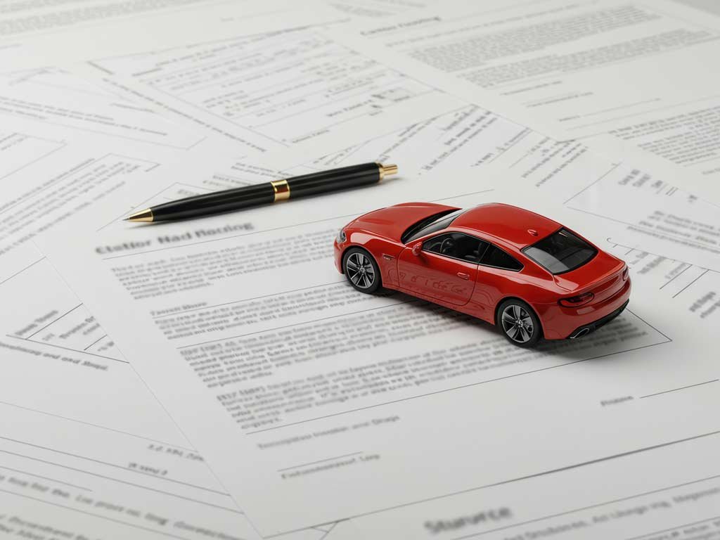 signature documents administratif voiture