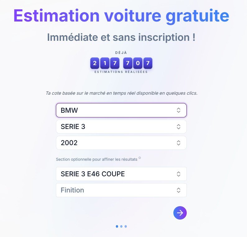 Outil estimation gratuite mytracks