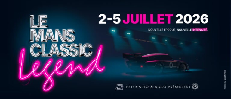 Le Mans Classic 2026 Bannière